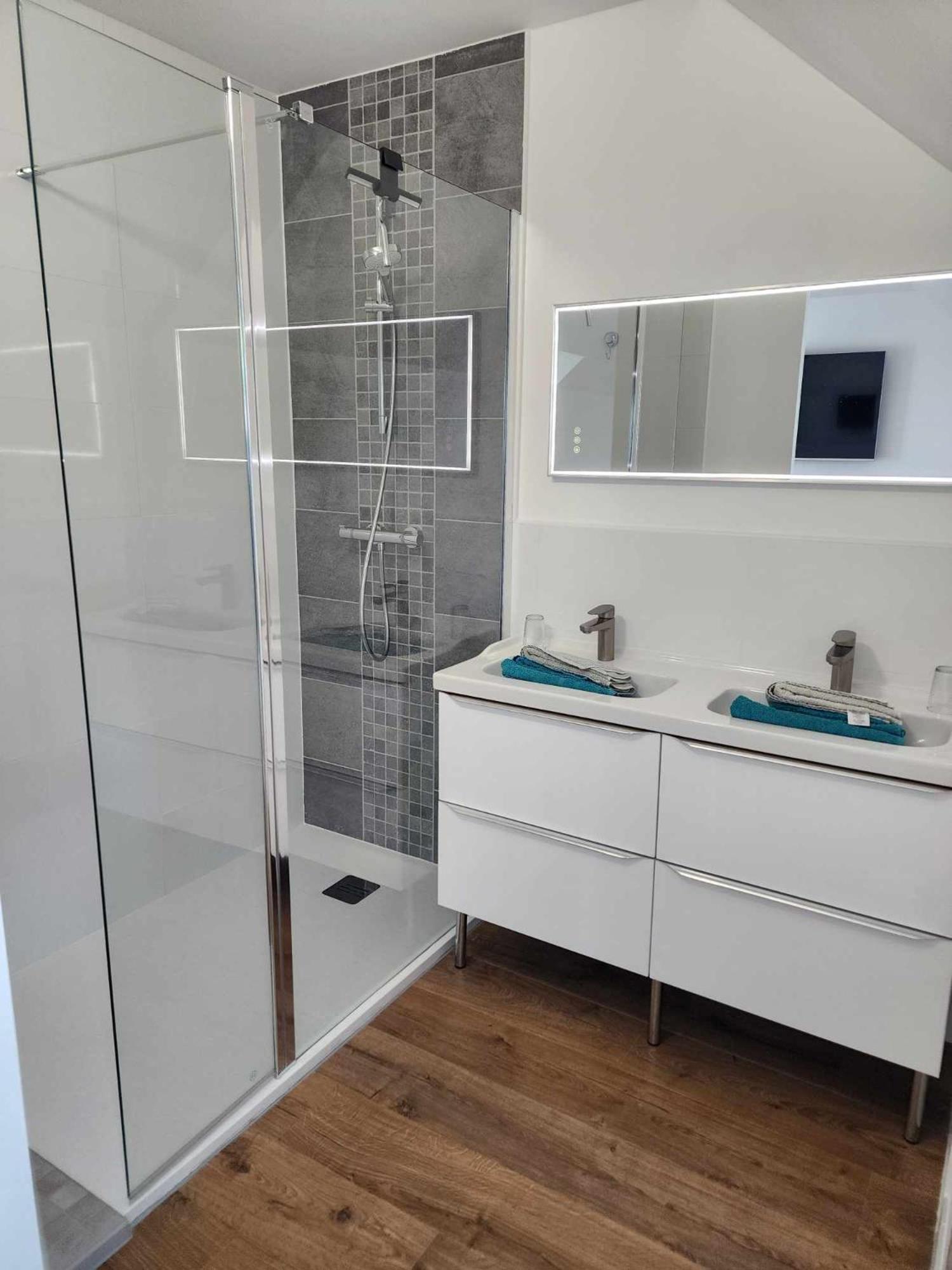 Chambre, Salle De Bain, Toilette, Salon Privatif Sainte-Marie-du-Mont  Exterior foto